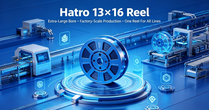 13×16 Reel: Extra-Large Bore & Large Outer Diameter, The All-Round Matching King for Wide-Width Device & Factory-Scale Production