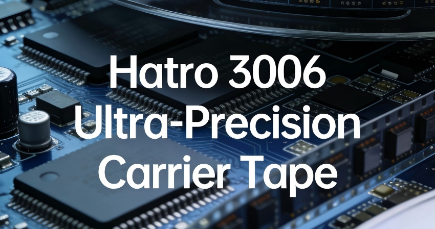Break the Monopoly! Hatro 3006 Ultra-Precision Carrier Tape, Domestic Independent & Automotive-Grade, Empowering Micro-Component Mounting