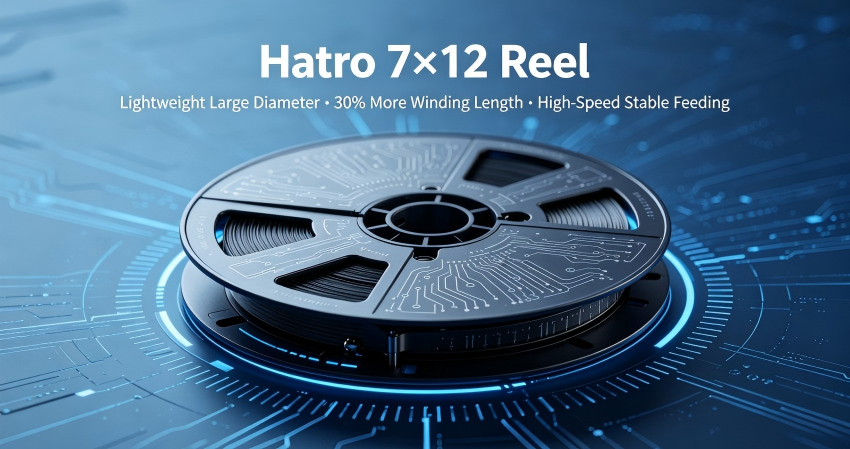 7×12 Reel: Lightweight Large Diameter, The Efficient Feeding Choice for Small & Medium Spec Tape-and-Reel