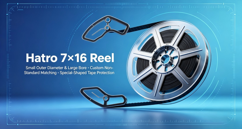 7×16 Reel: Small Outer Diameter & Large Bore, The Custom Matching Expert for Special Equipment & Special-Shaped Tape-and-Reel