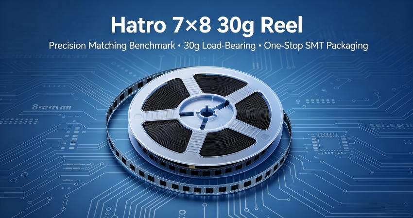 7×8 30g Reel: The Precision Matching Benchmark for Semiconductor Tape-and-Reel Packaging, A Compact Reel Powering Efficient Packaging