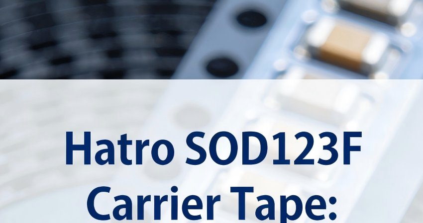 Hatro SOD123F Carrier Tape: Precision & Reliability for Miniature Semiconductor Components