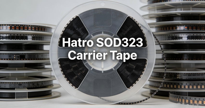Hatro SOD323 Carrier Tape: A High-Precision and Reliable Solution for Micro-Semiconductor Packaging
