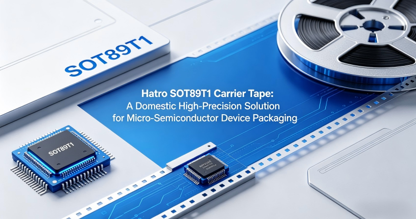 SOT89T1 Carrier Tape: A Domestic High-Precision Solution for Micro-Semiconductor Device Packaging hatro sot89t1 carrier tape