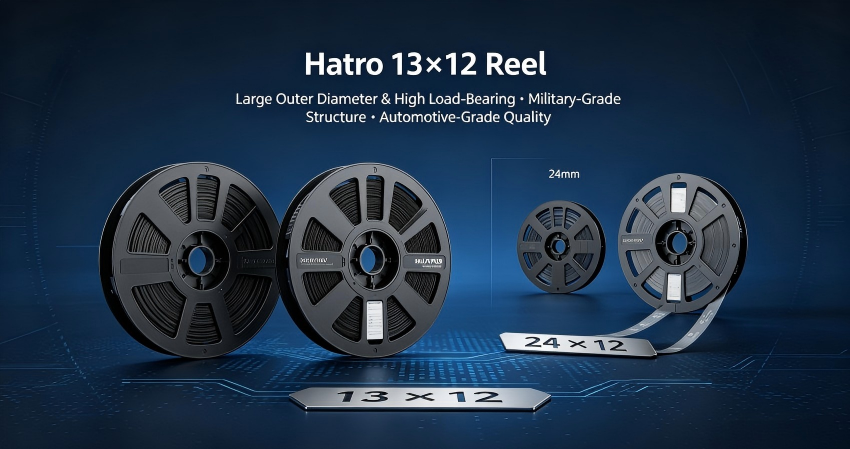 13×12 Reel: Large Outer Diameter & High Load-Bearing, The Heavy-Duty Matching Benchmark for Medium & High Power Device Tape-and-Reel