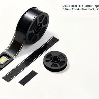 Hatro LZ603 3528 LED Carrier Tape | Custom 8mm Conductive Black PC SMD Packaging